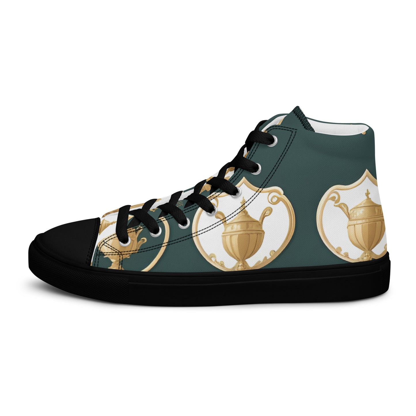 Men’s high top canvas shoes