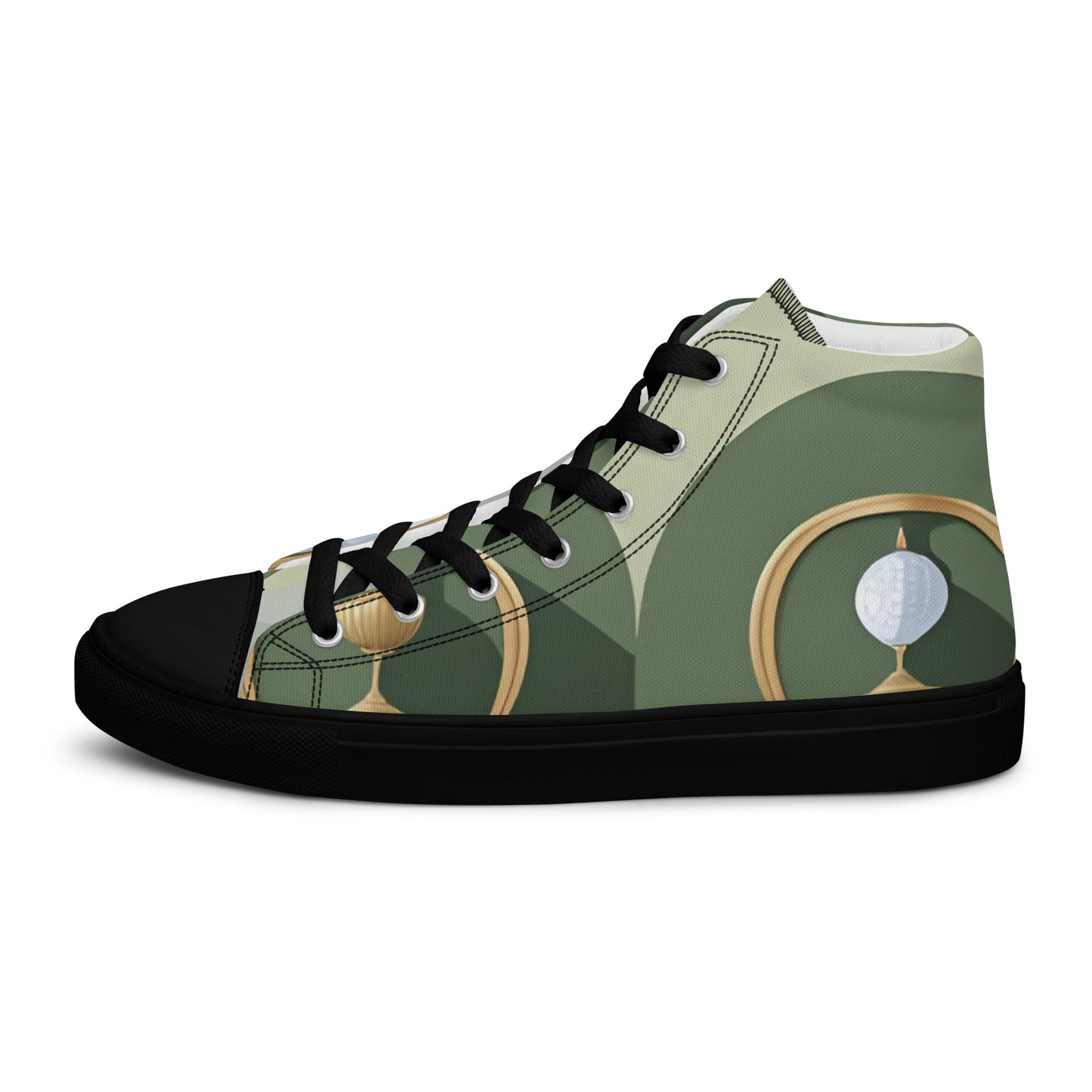 Men’s high top canvas shoes