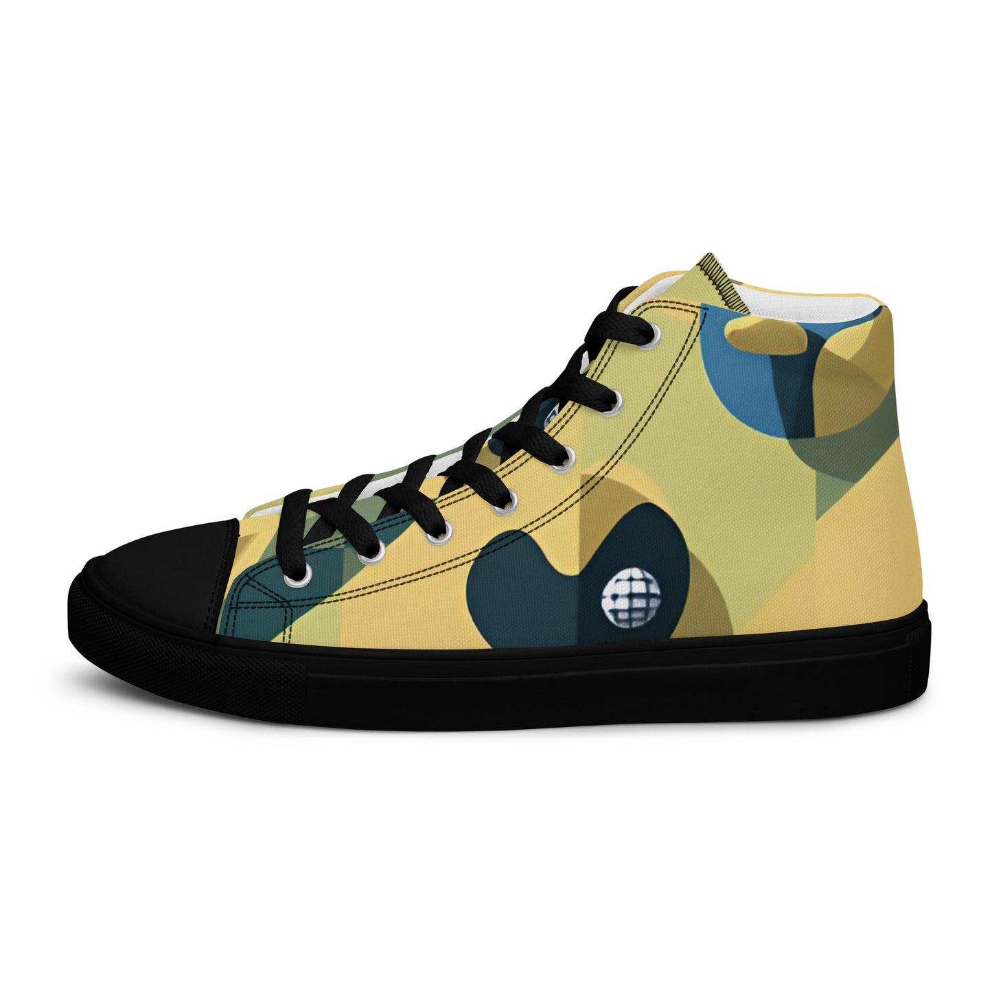 Men’s high top canvas shoes
