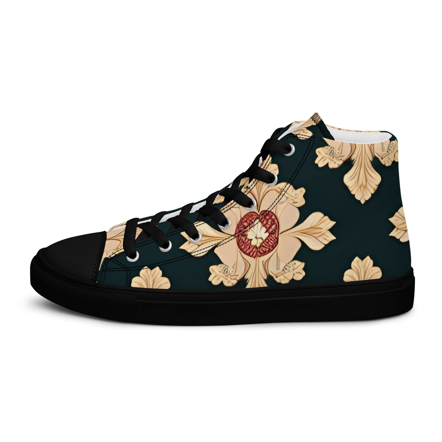 Men’s high top canvas shoes