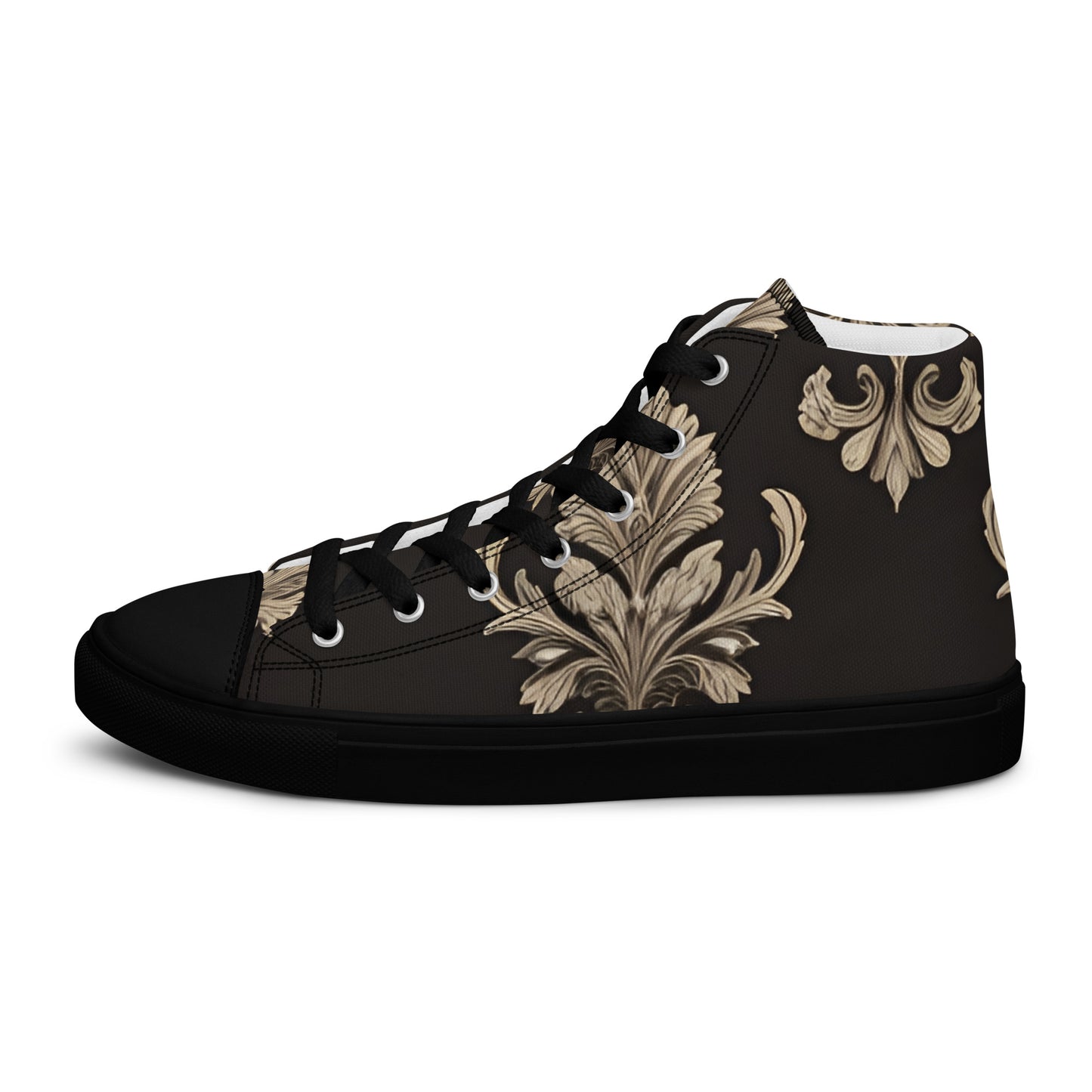 Men’s high top canvas shoes