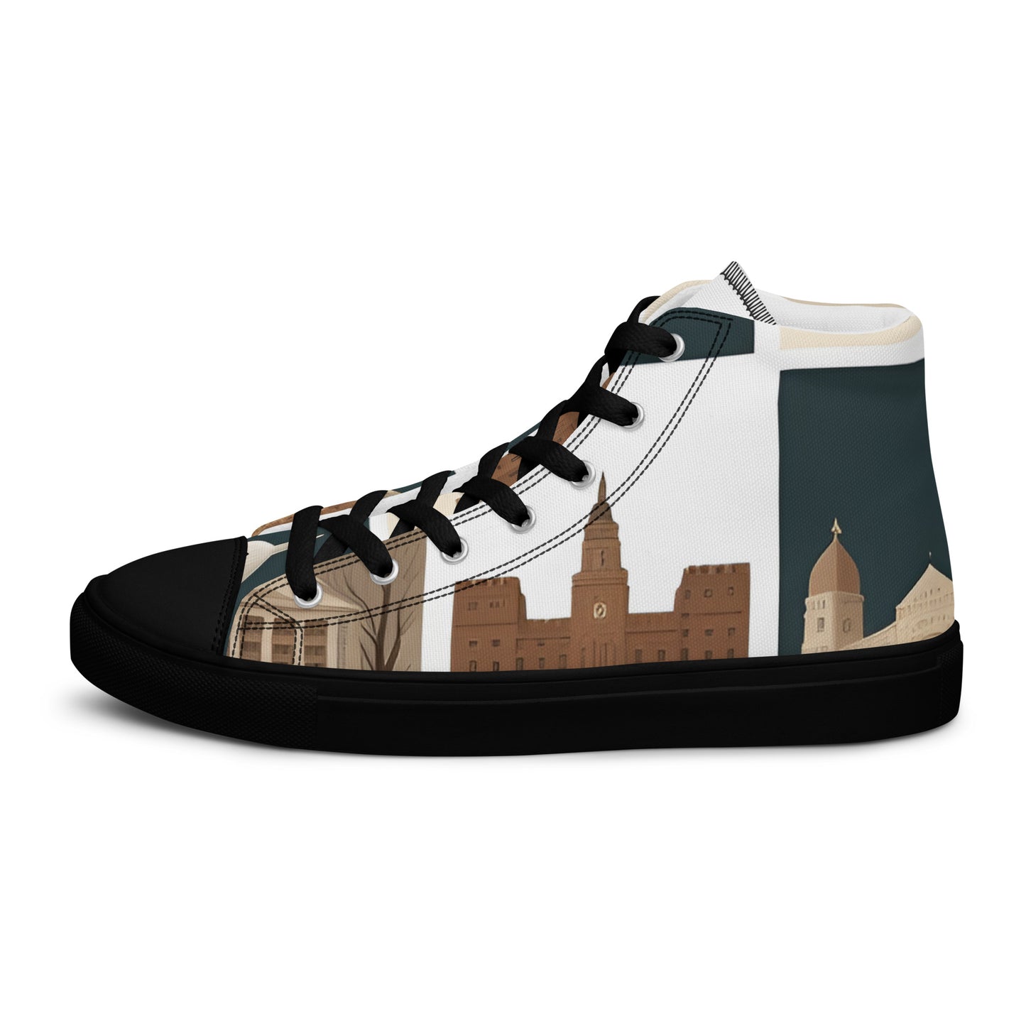 Men’s high top canvas shoes