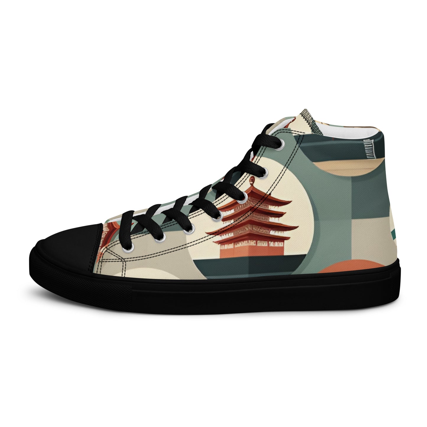 Men’s high top canvas shoes