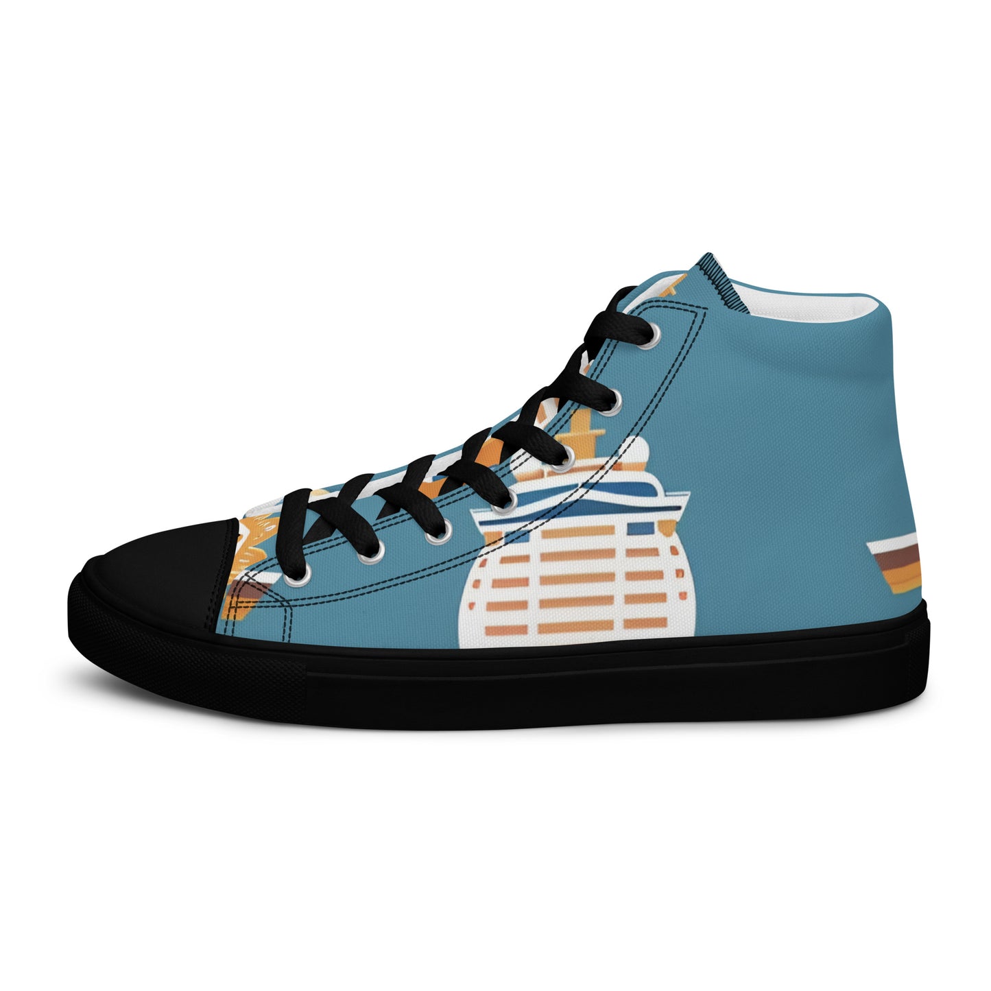 Men’s high top canvas shoes