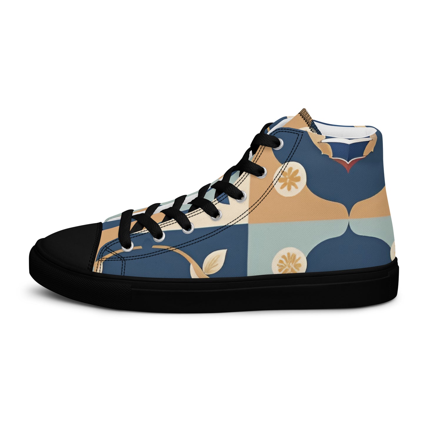 Men’s high top canvas shoes