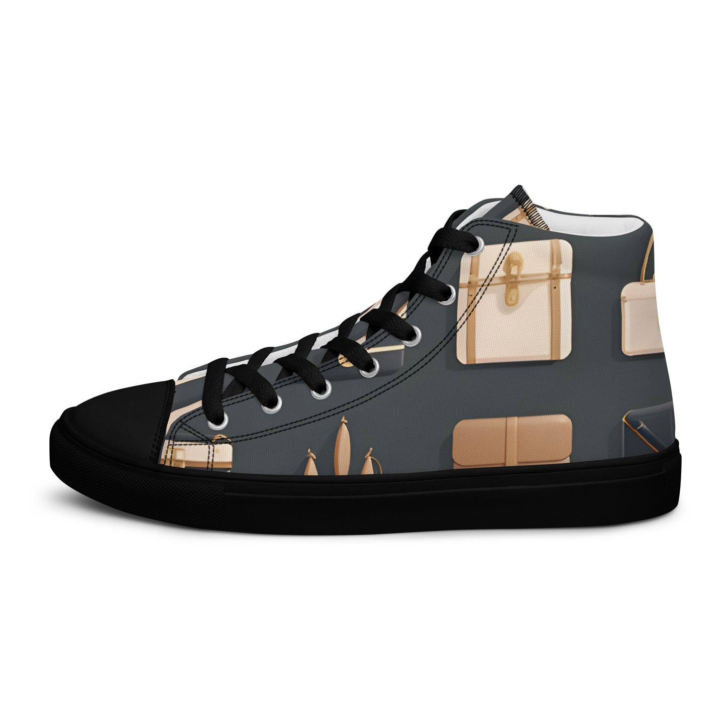 Men’s high top canvas shoes