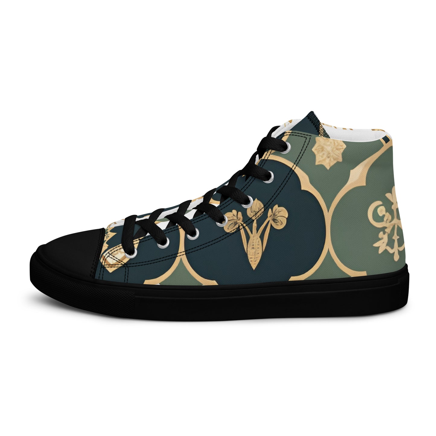 Men’s high top canvas shoes