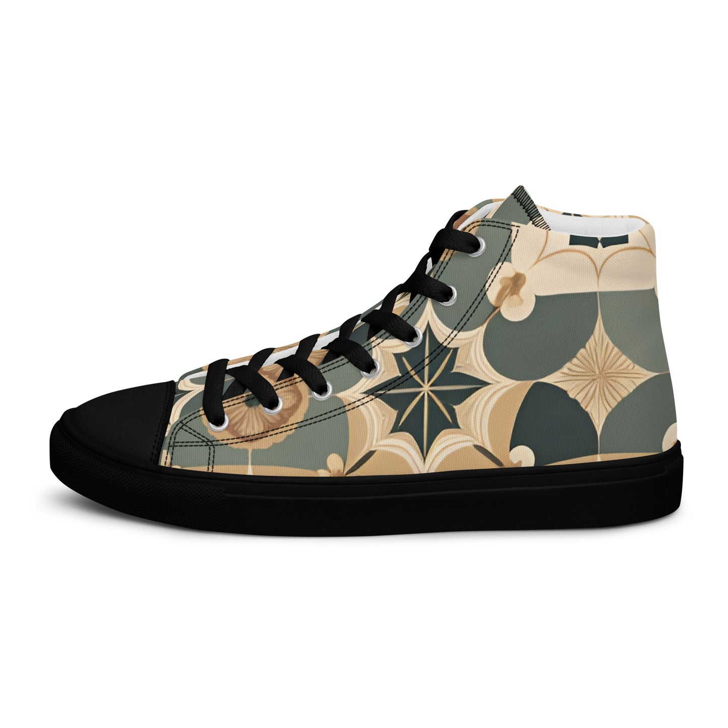 Men’s high top canvas shoes