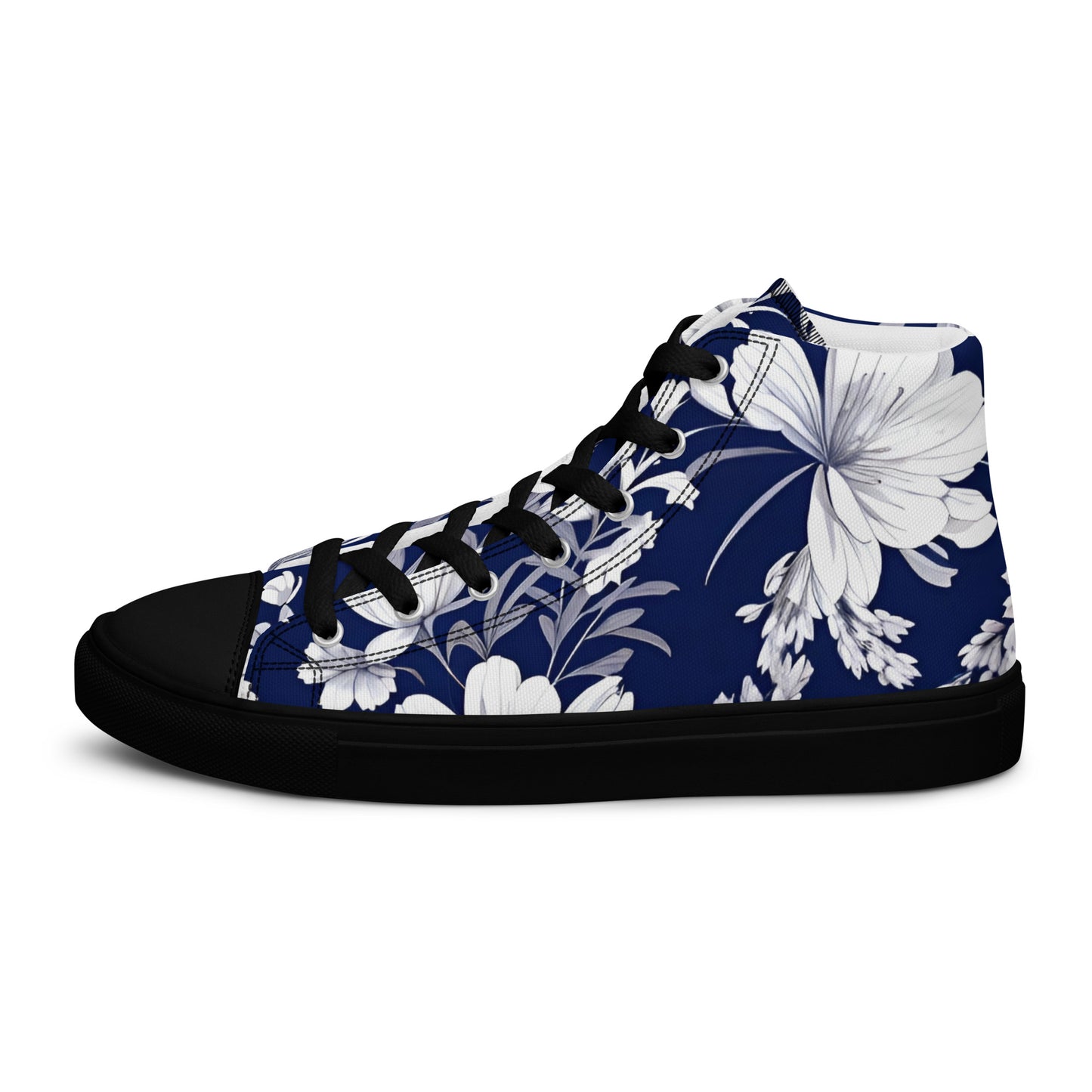 Men’s high top canvas shoes