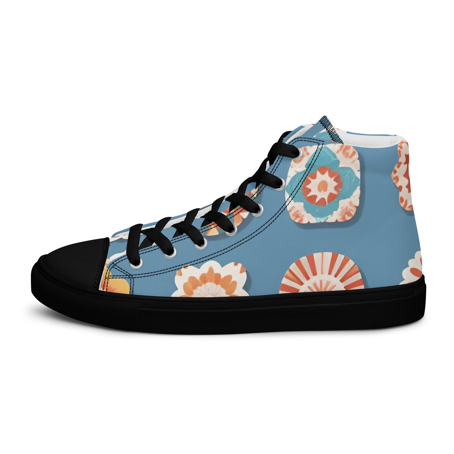 Men’s high top canvas shoes