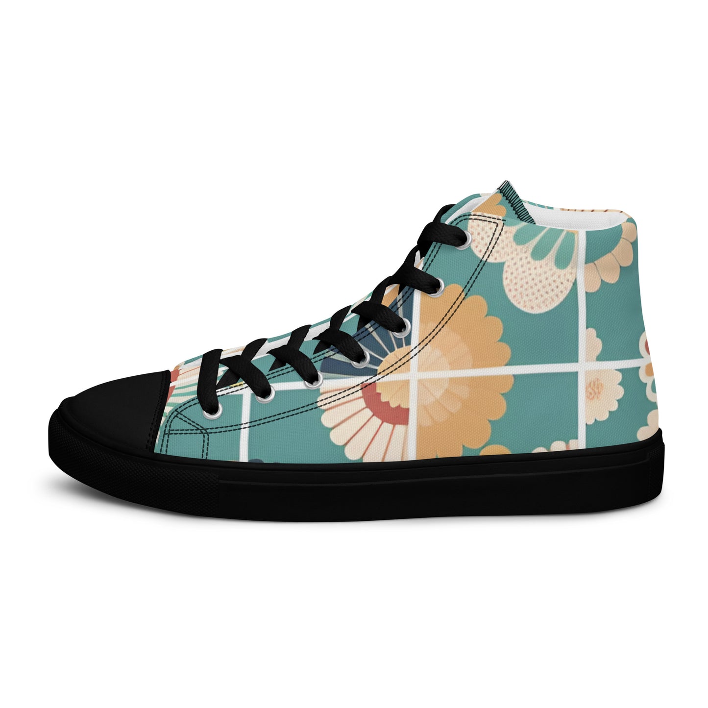 Men’s high top canvas shoes