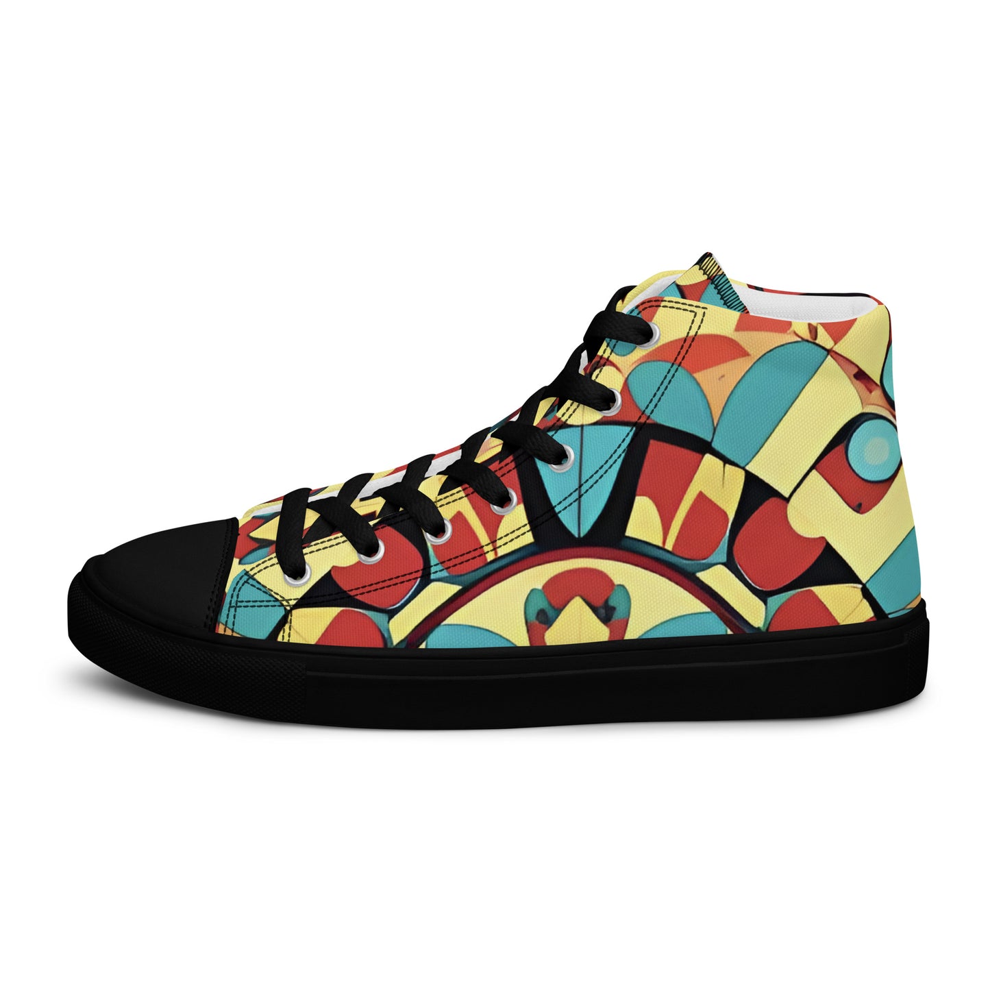 Men’s high top canvas shoes