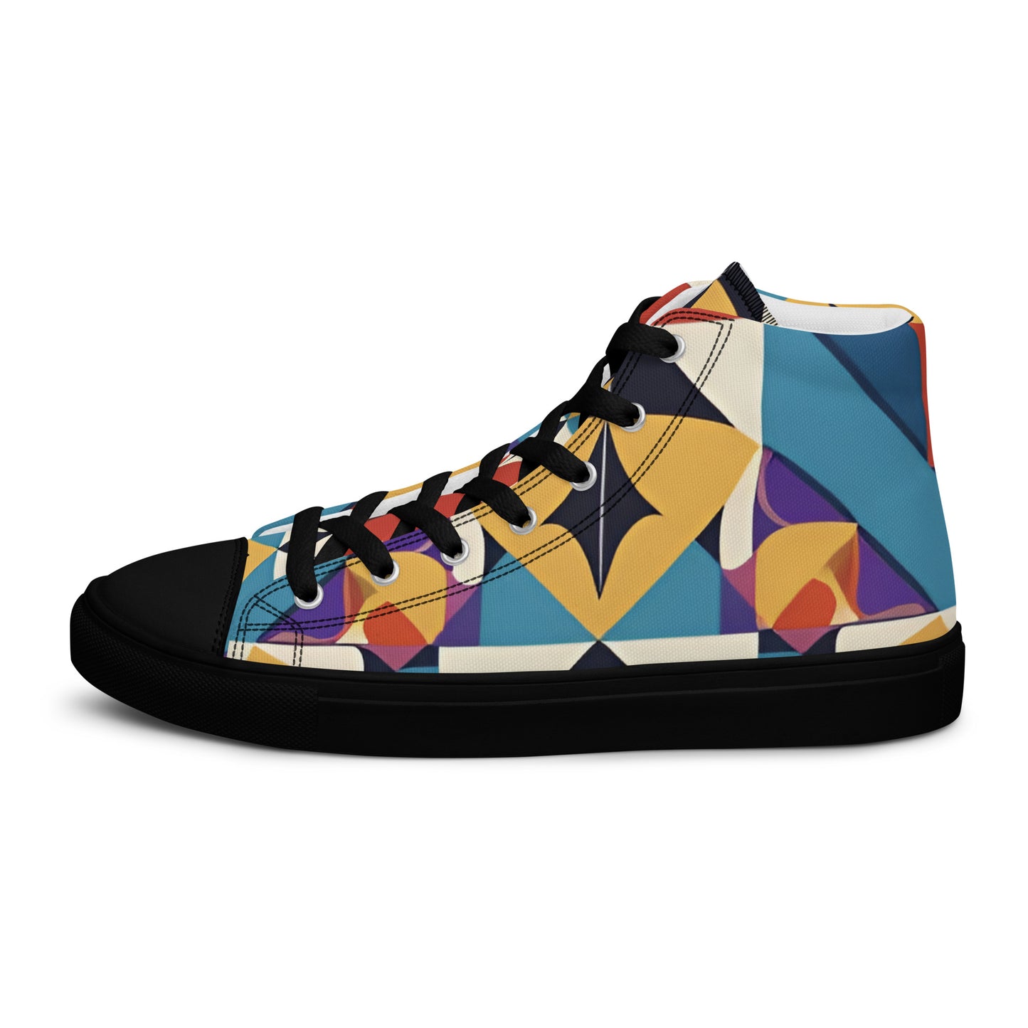 Men’s high top canvas shoes