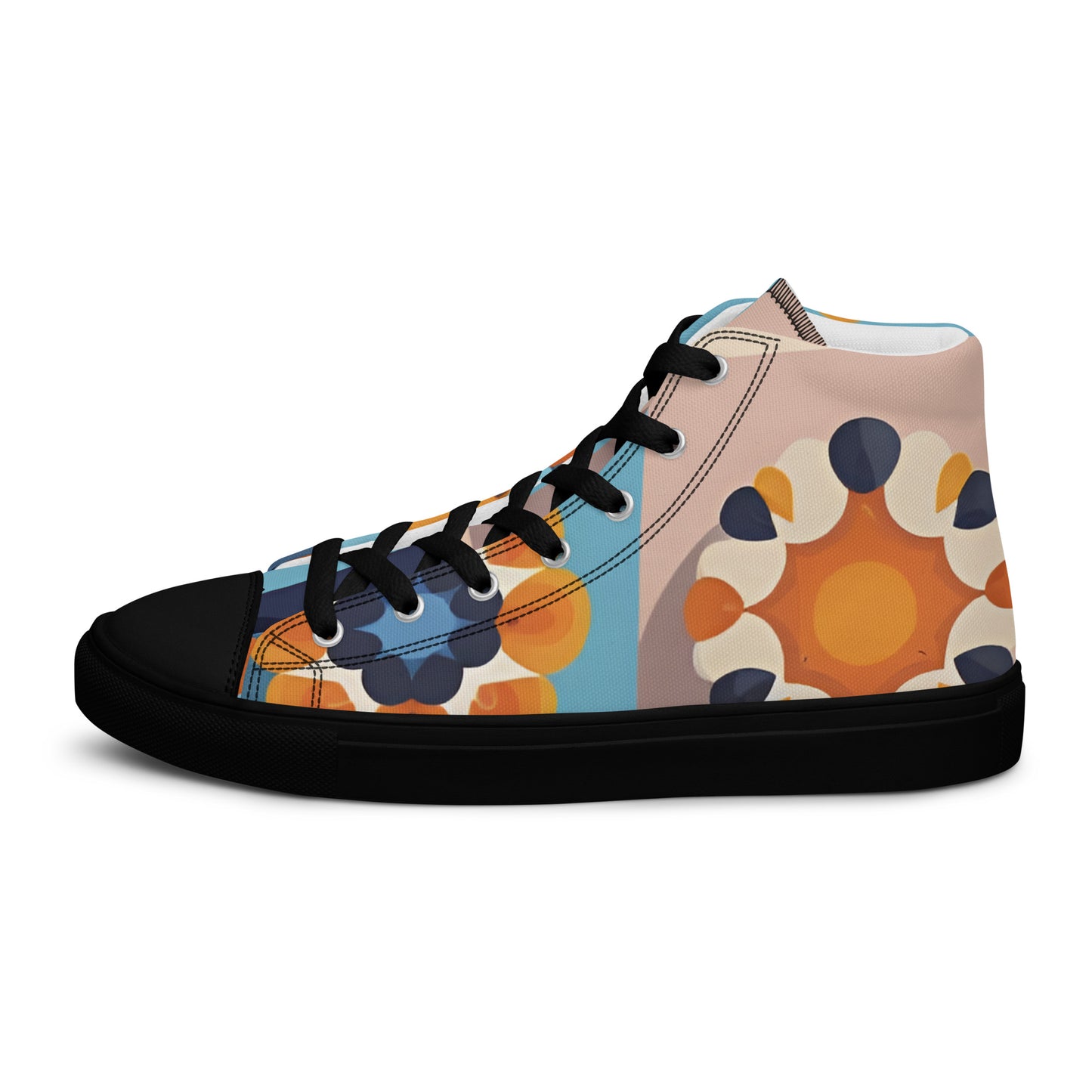 Men’s high top canvas shoes