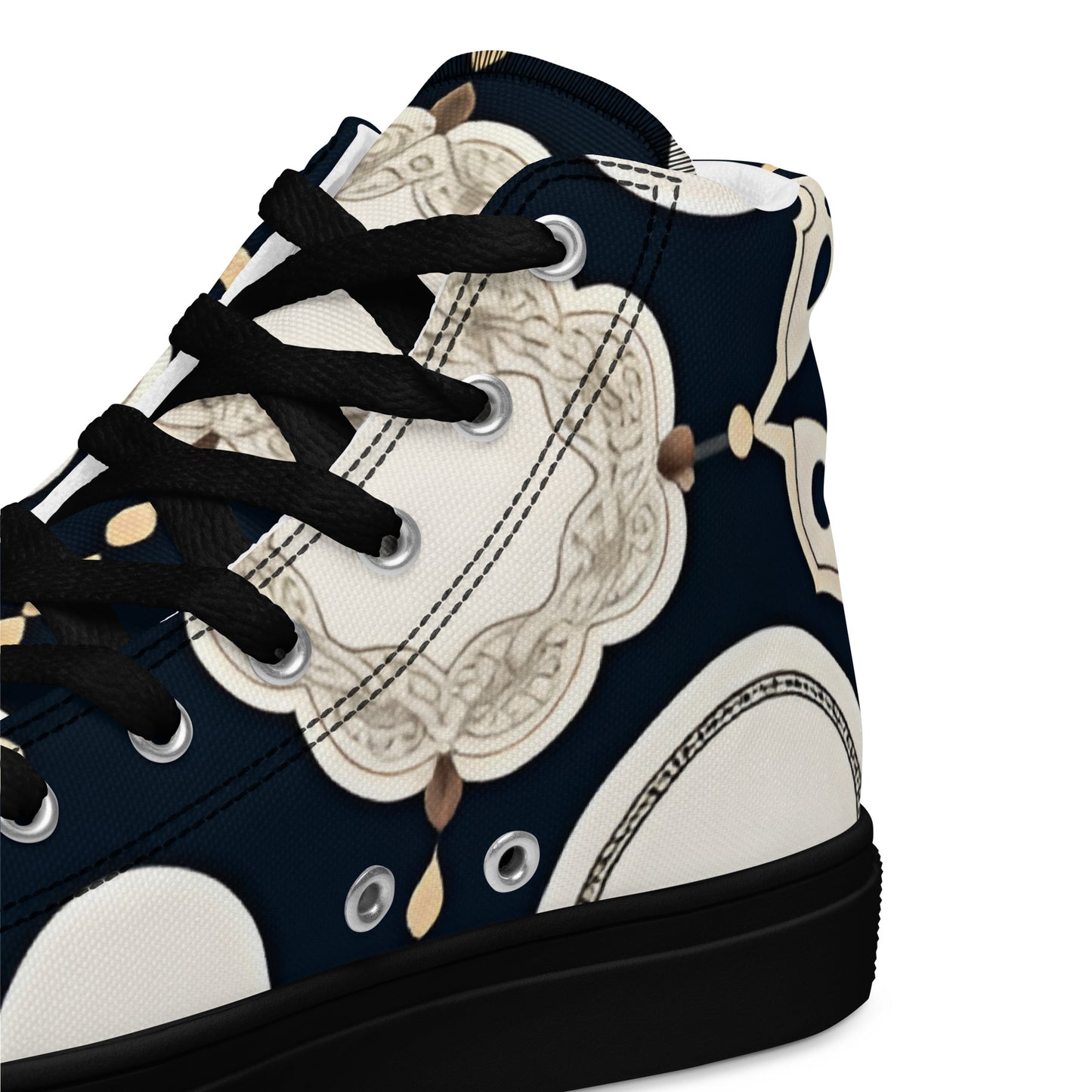 Men’s high top canvas shoes