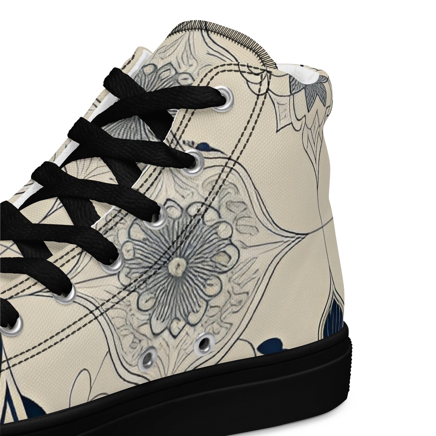 Men’s high top canvas shoes