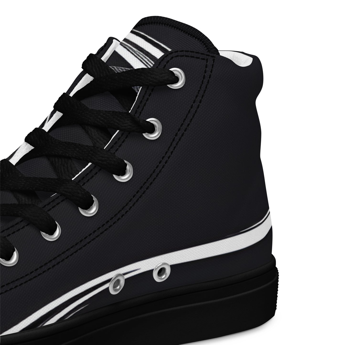 Men’s high top canvas shoes