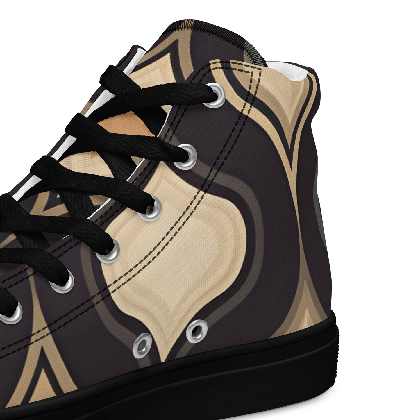 Men’s high top canvas shoes