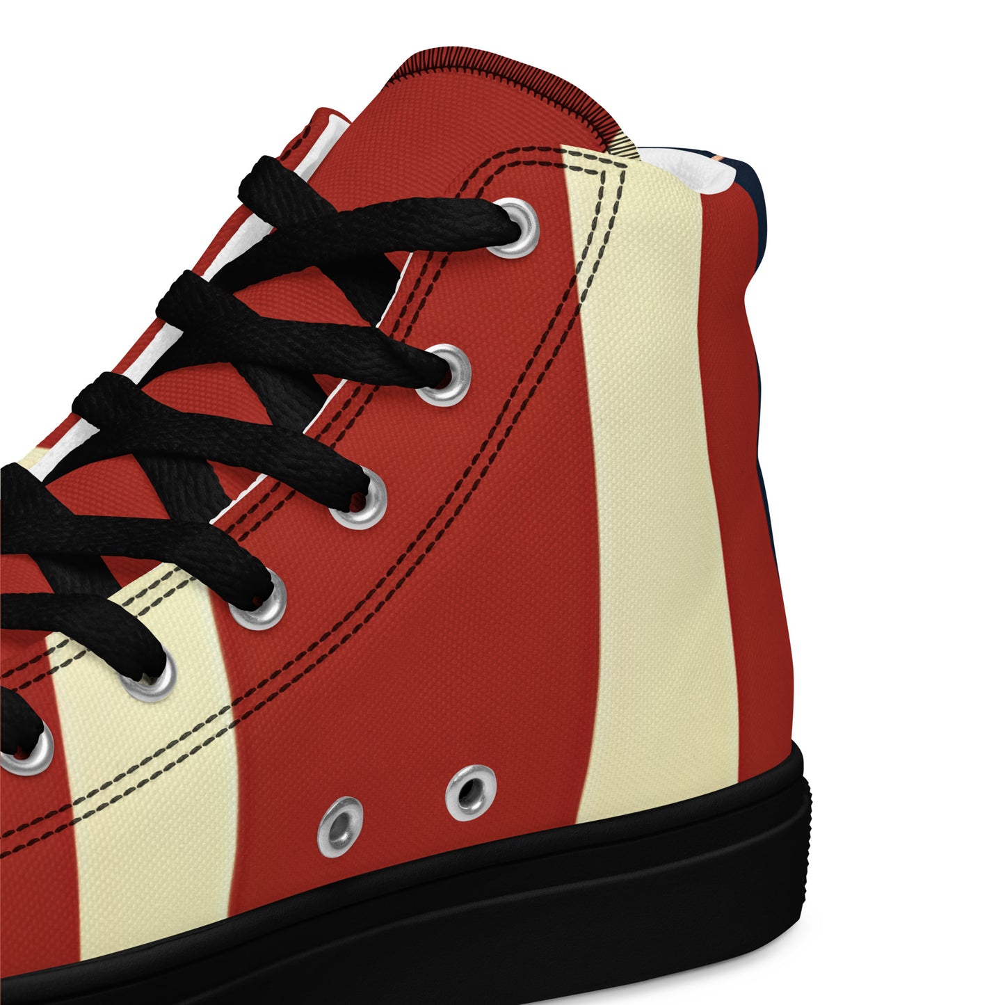 Men’s high top canvas shoes