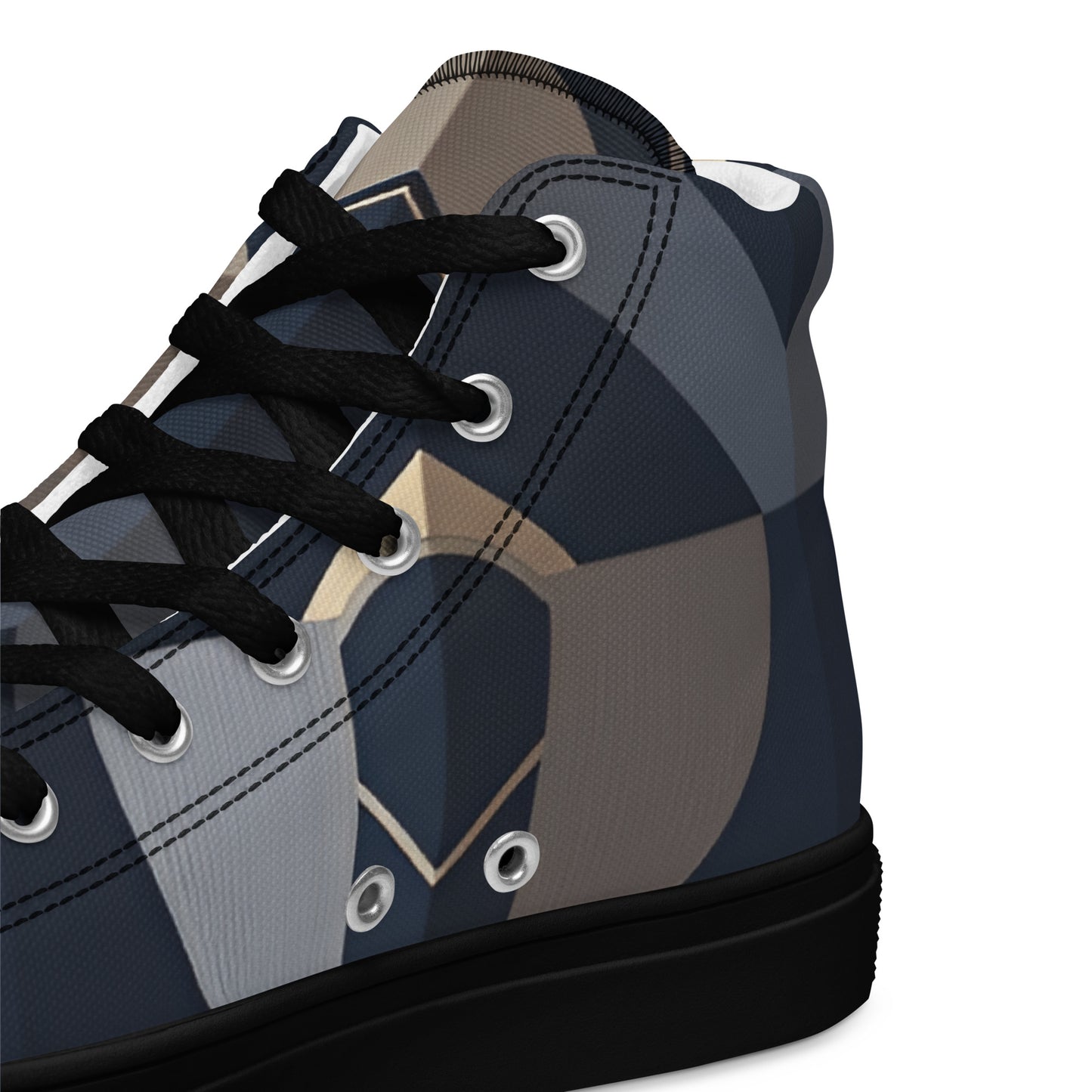 Men’s high top canvas shoes