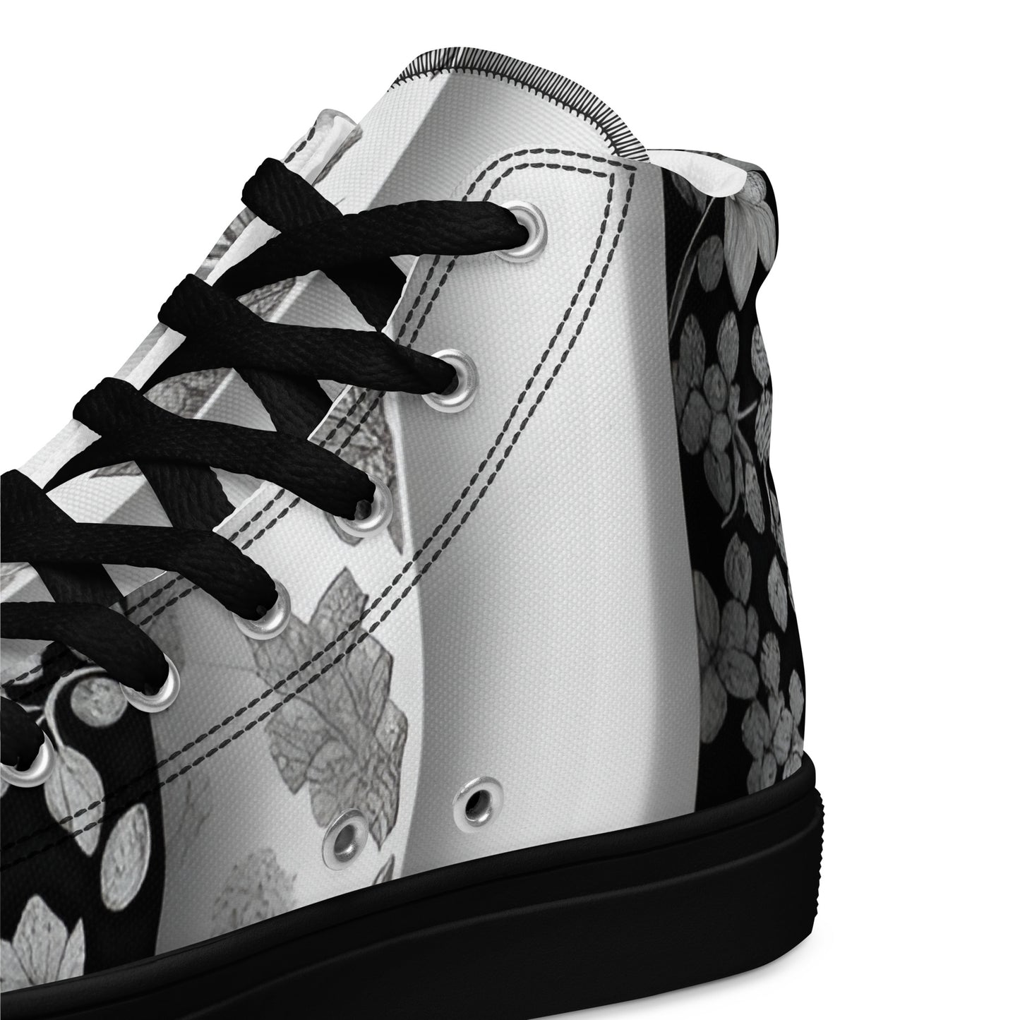 Men’s high top canvas shoes