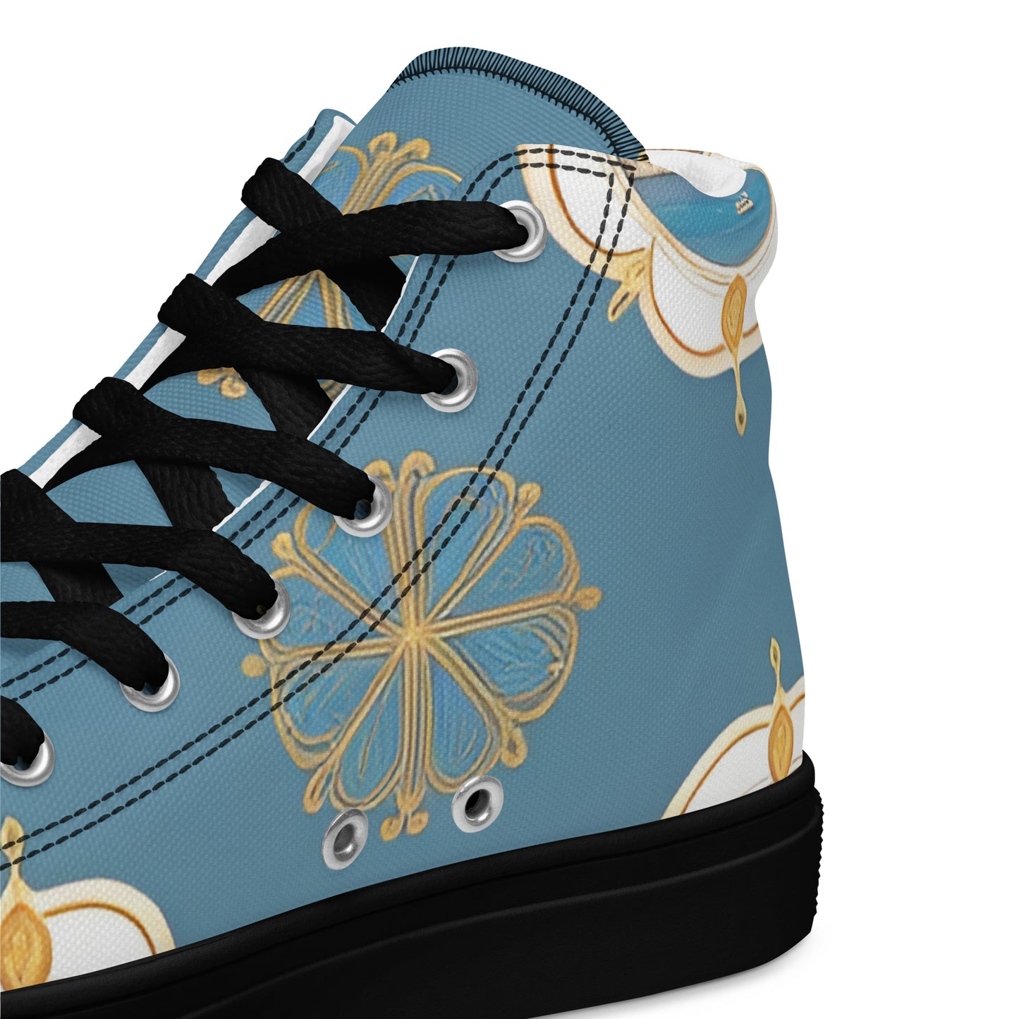 Men’s high top canvas shoes