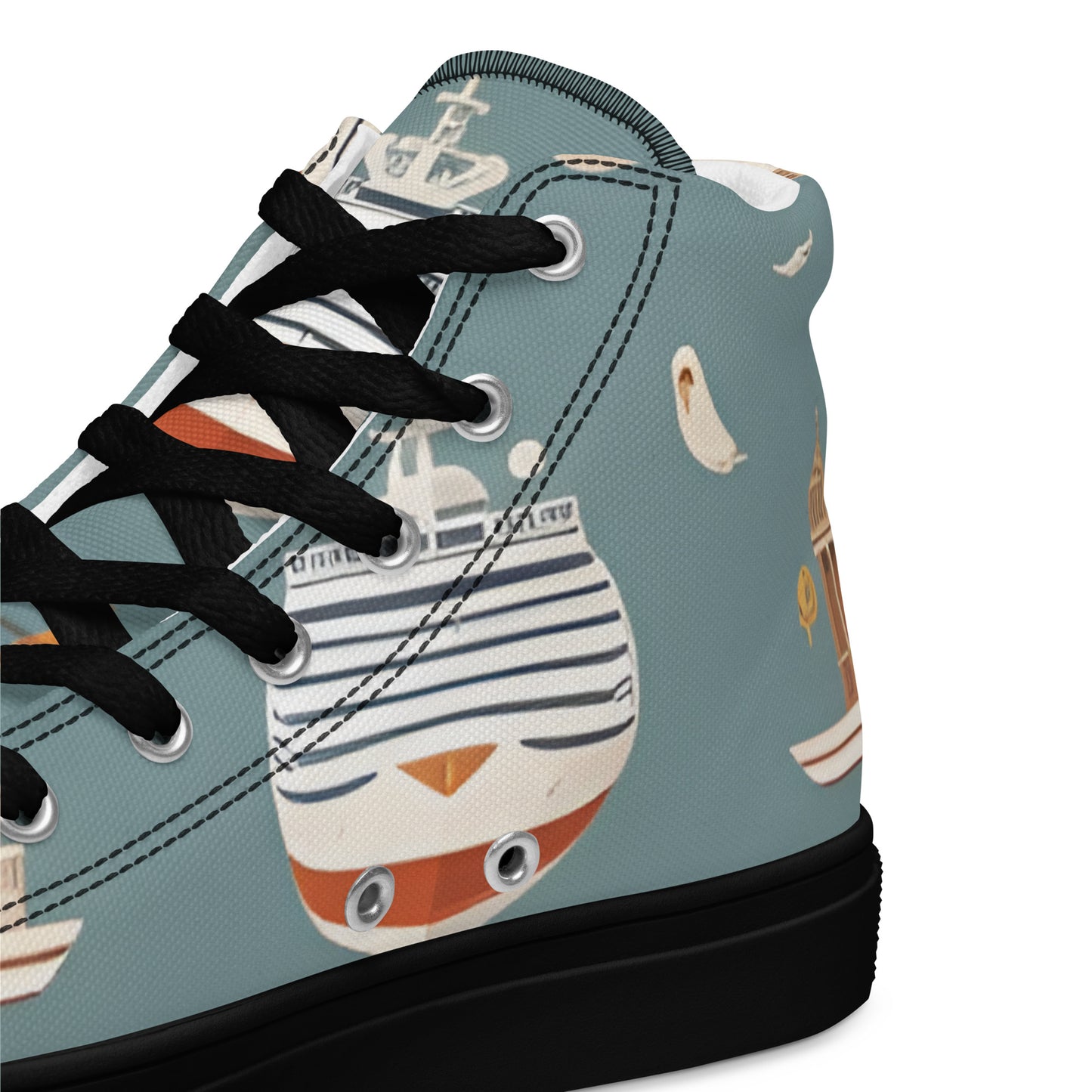 Men’s high top canvas shoes