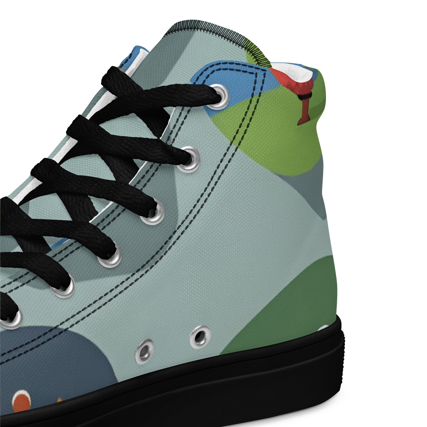 Men’s high top canvas shoes