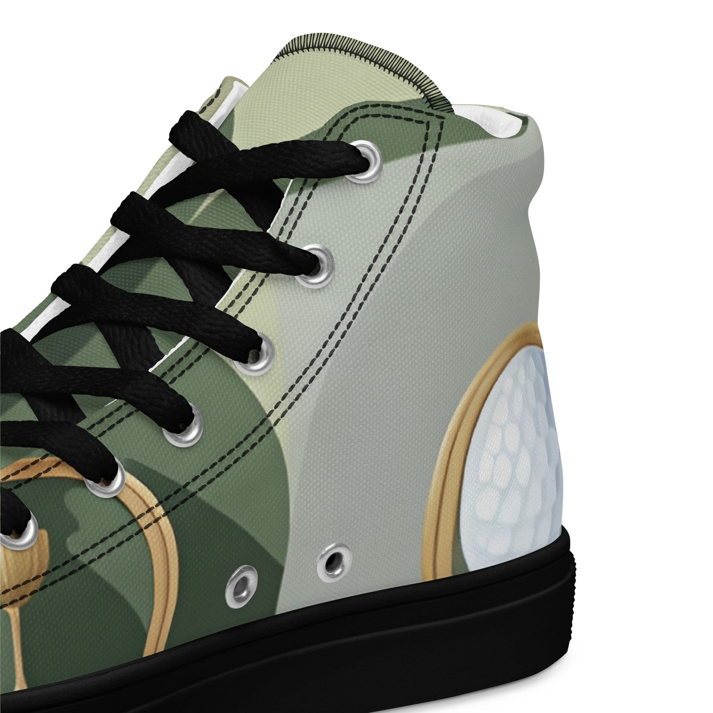 Men’s high top canvas shoes