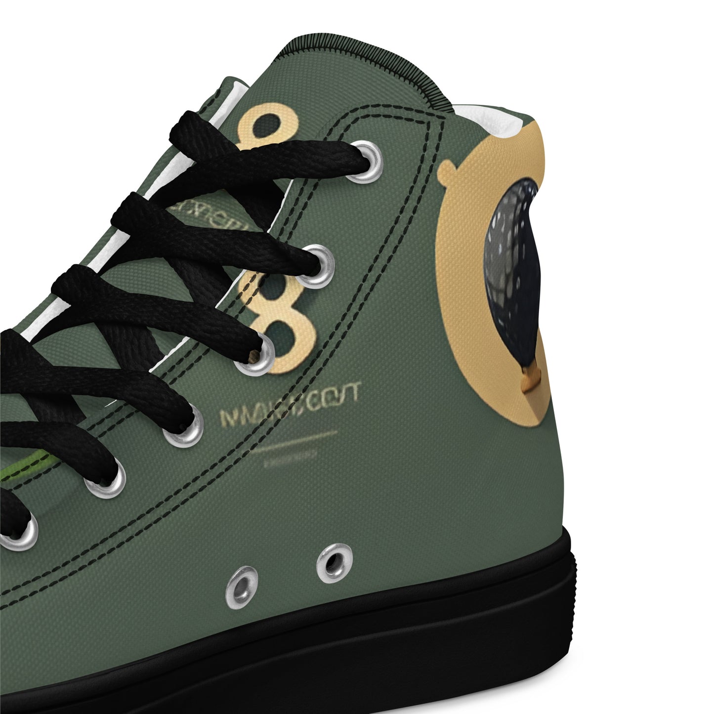 Men’s high top canvas shoes