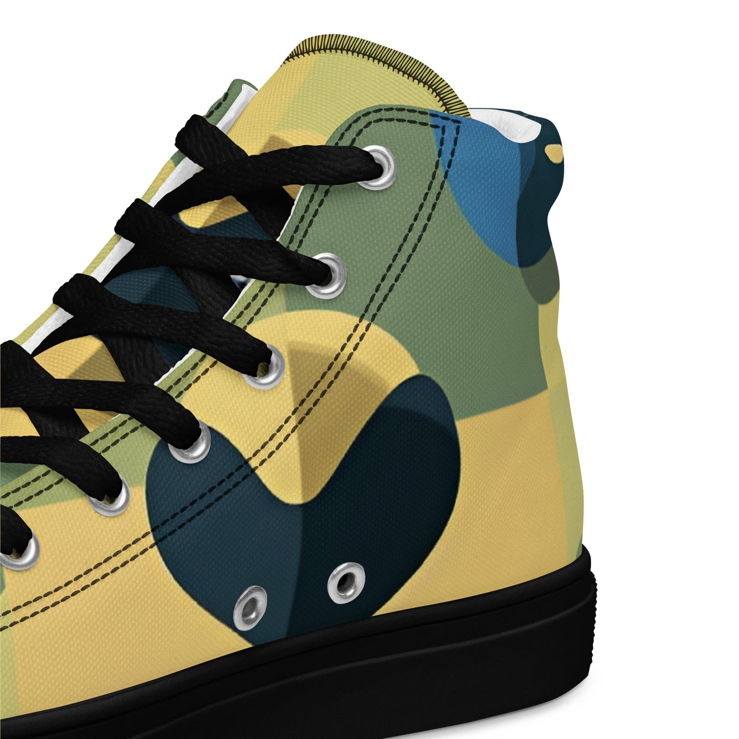 Men’s high top canvas shoes