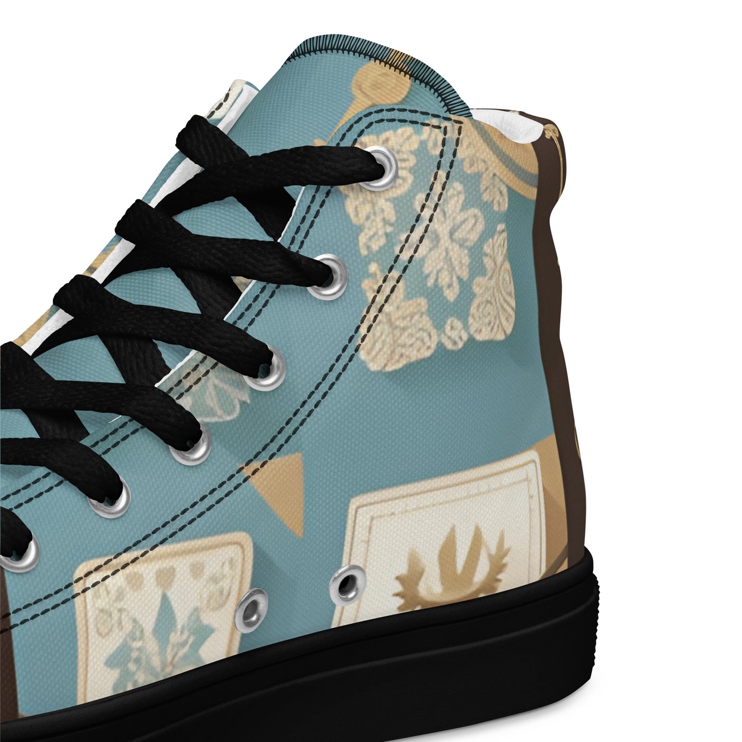 Men’s high top canvas shoes