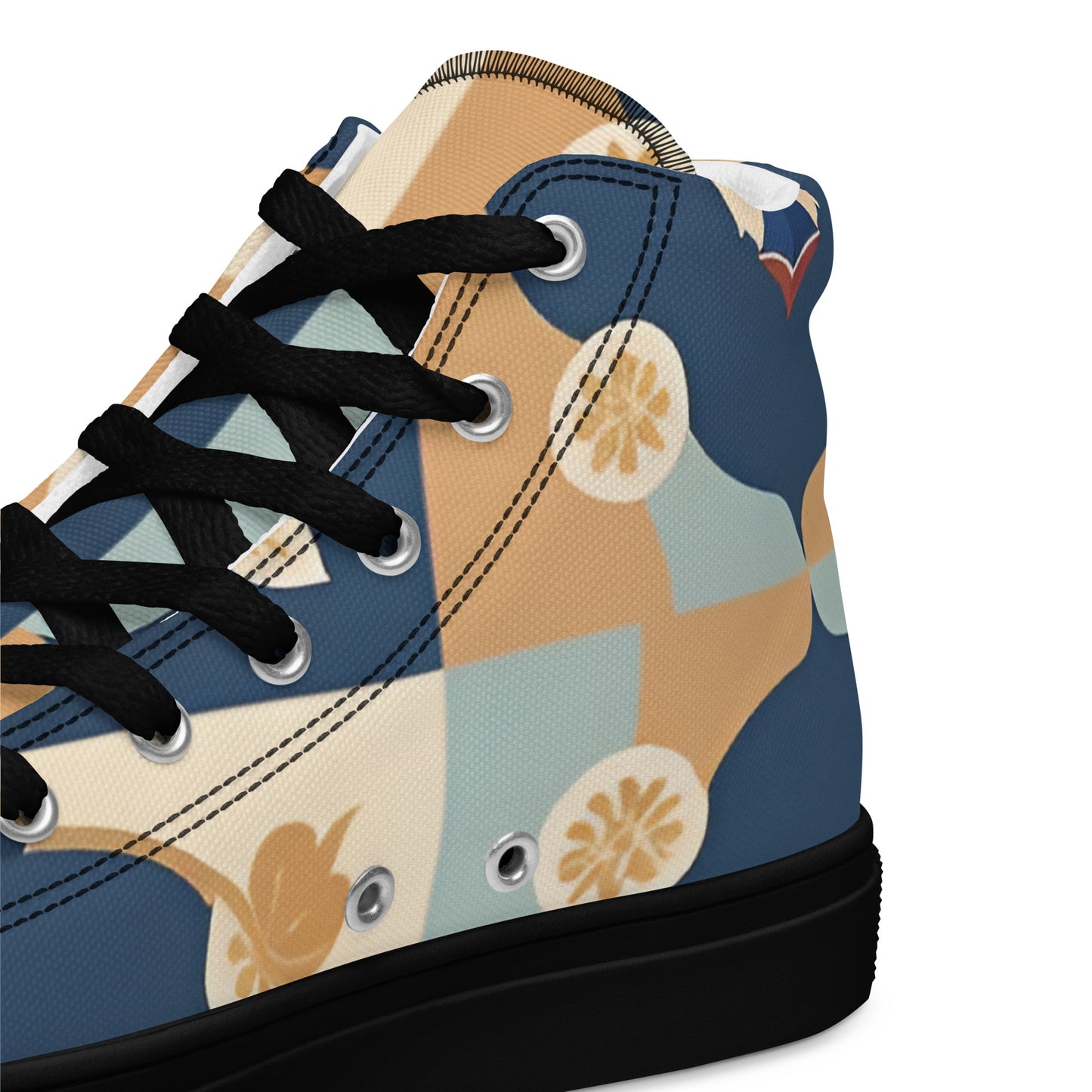 Men’s high top canvas shoes