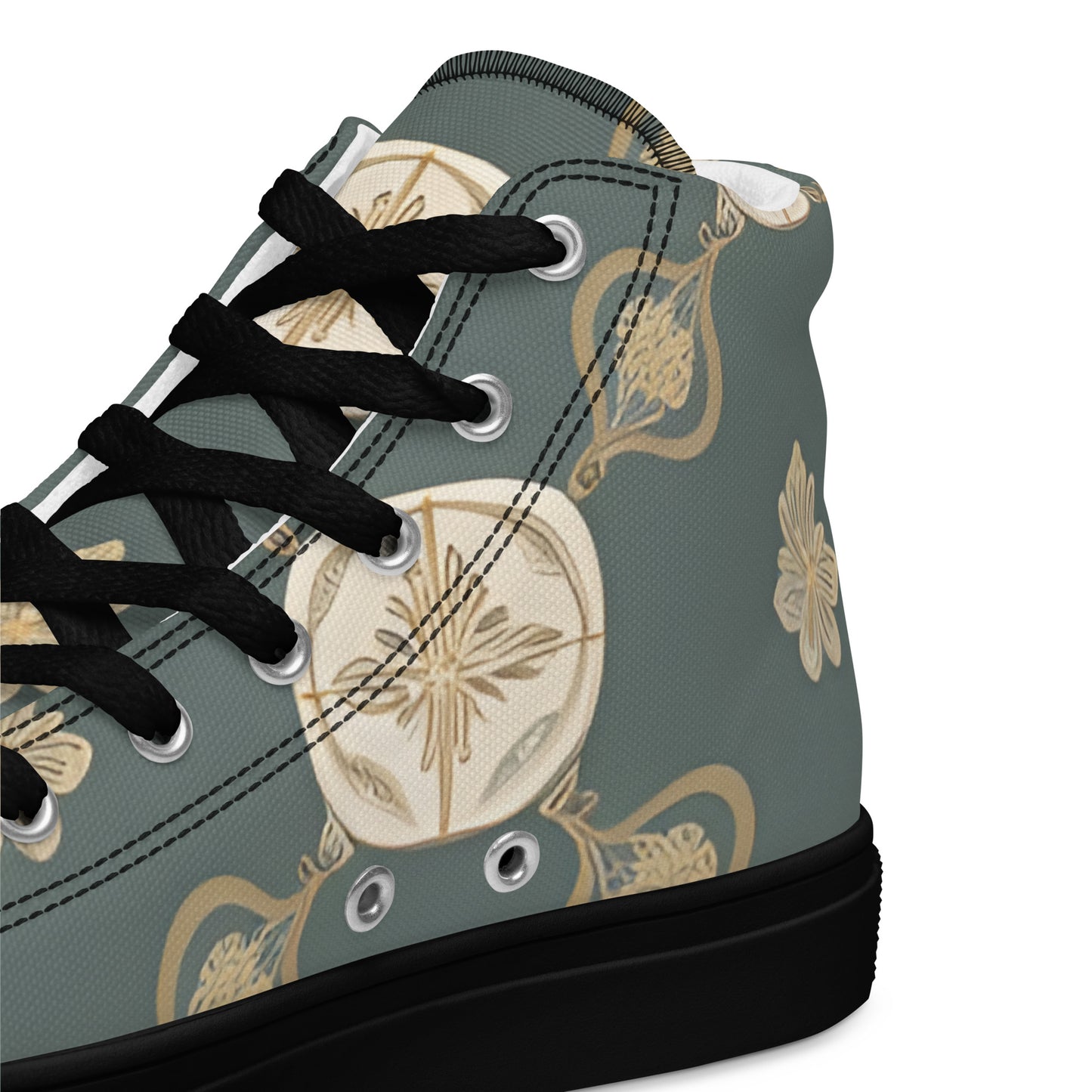 Men’s high top canvas shoes