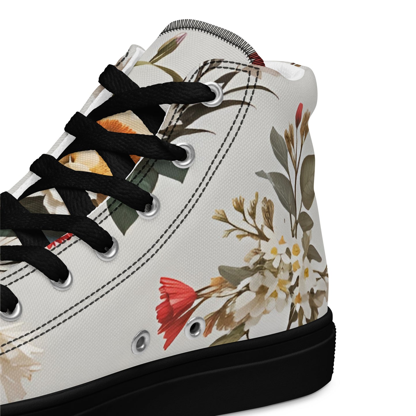 Men’s high top canvas shoes