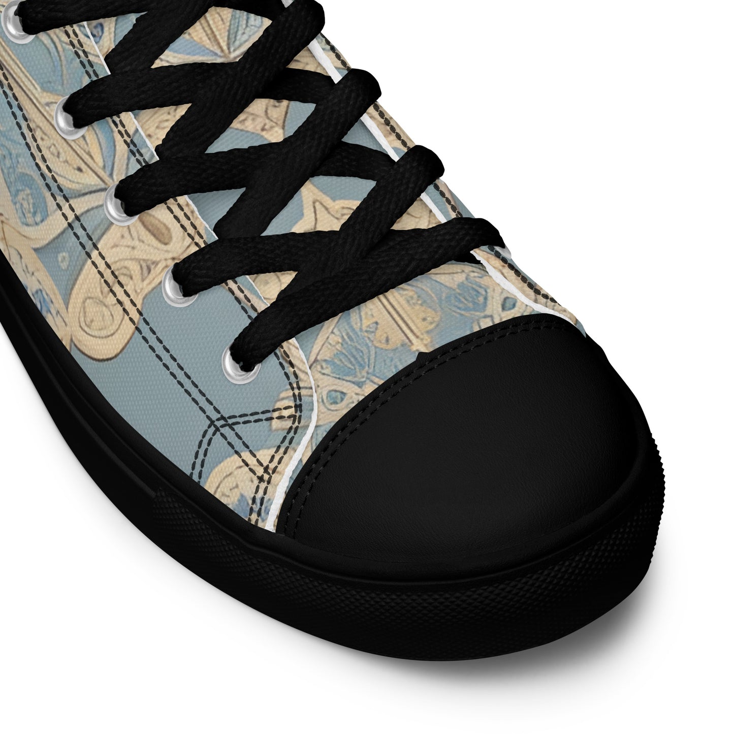 Men’s high top canvas shoes