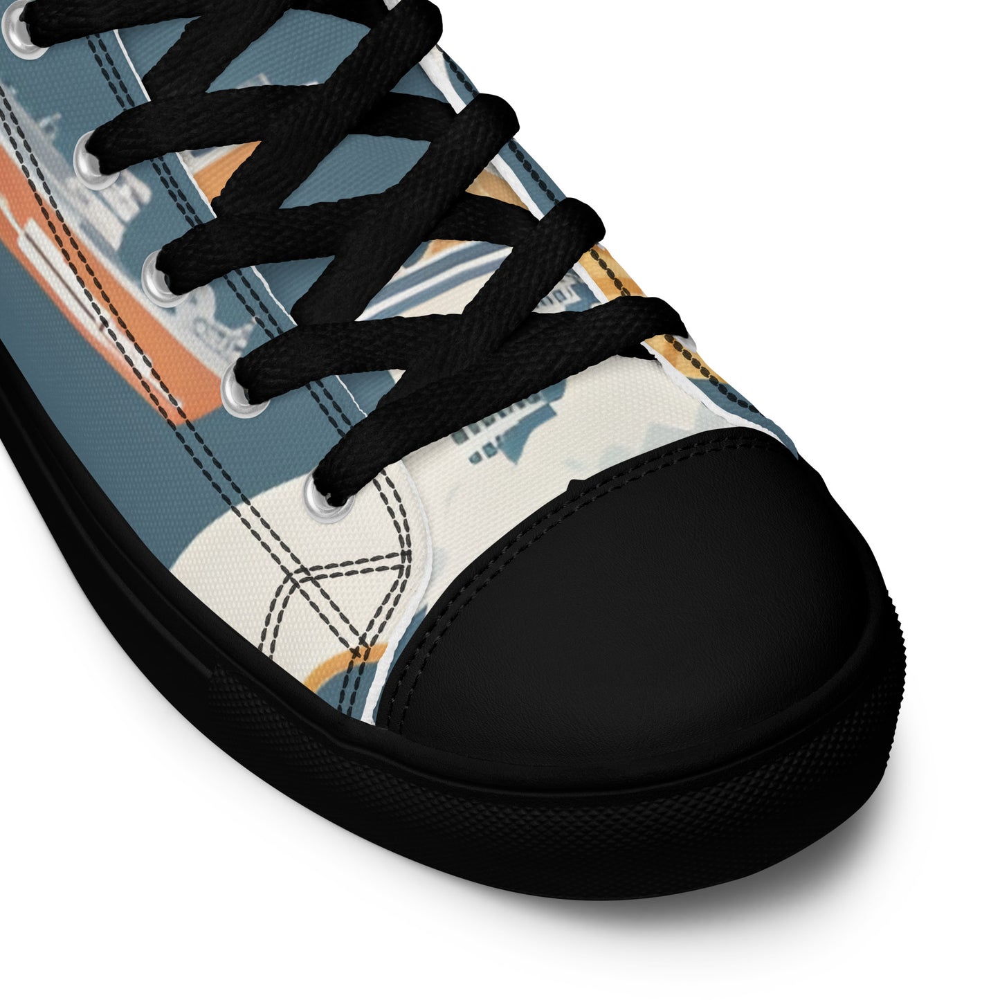 Men’s high top canvas shoes