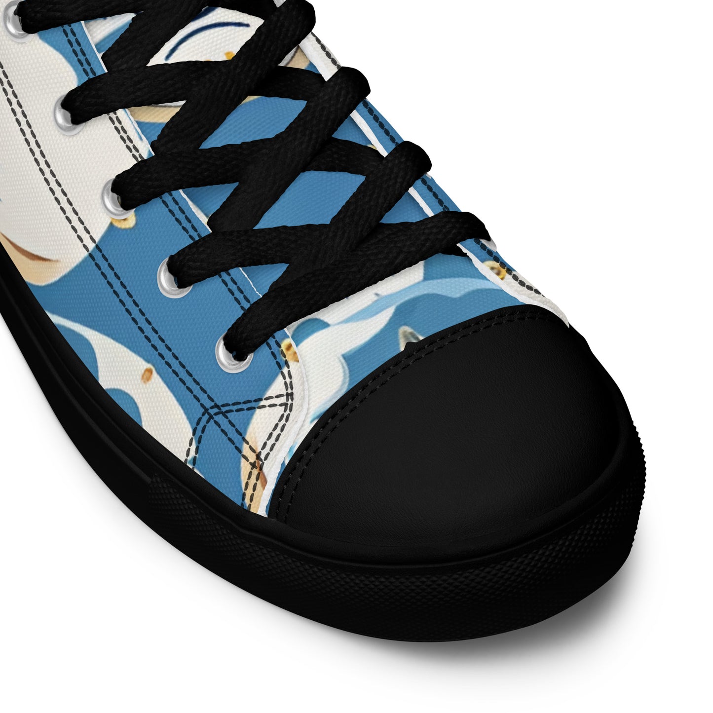 Men’s high top canvas shoes