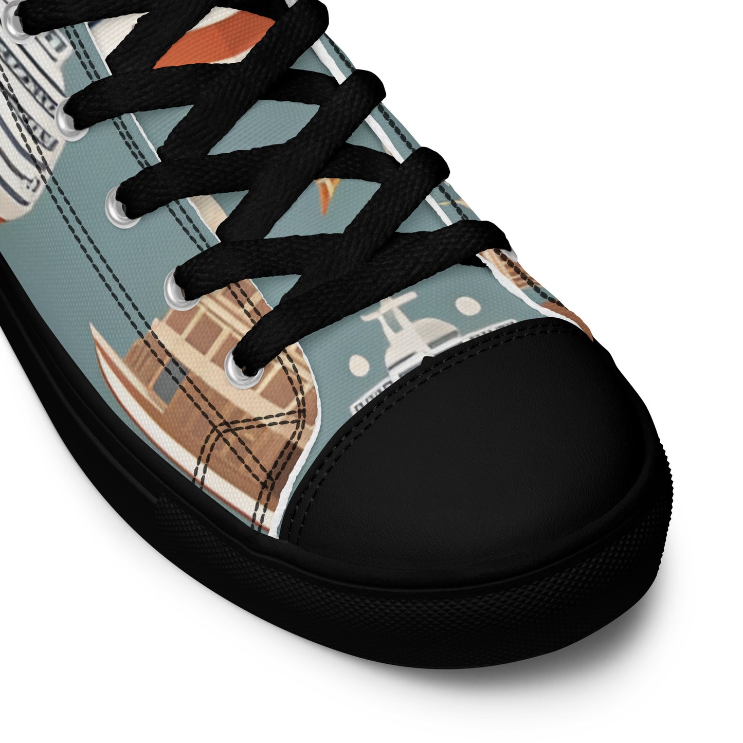 Men’s high top canvas shoes