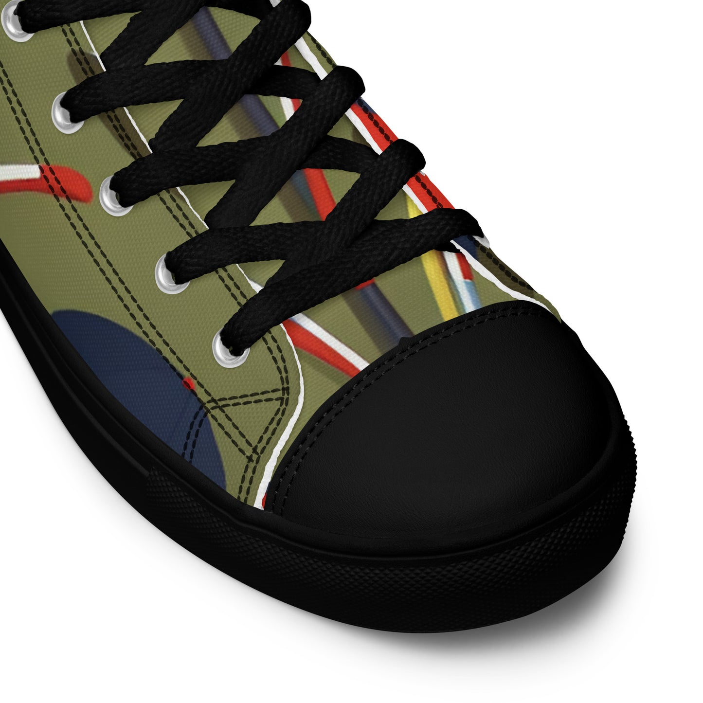 Men’s high top canvas shoes