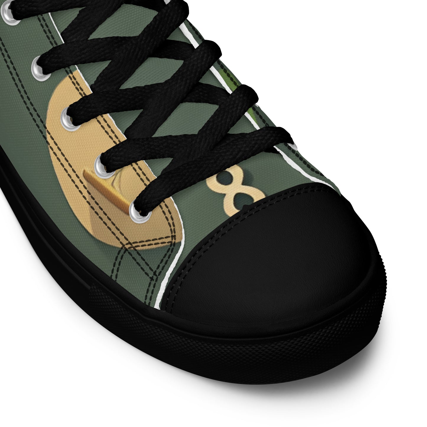 Men’s high top canvas shoes