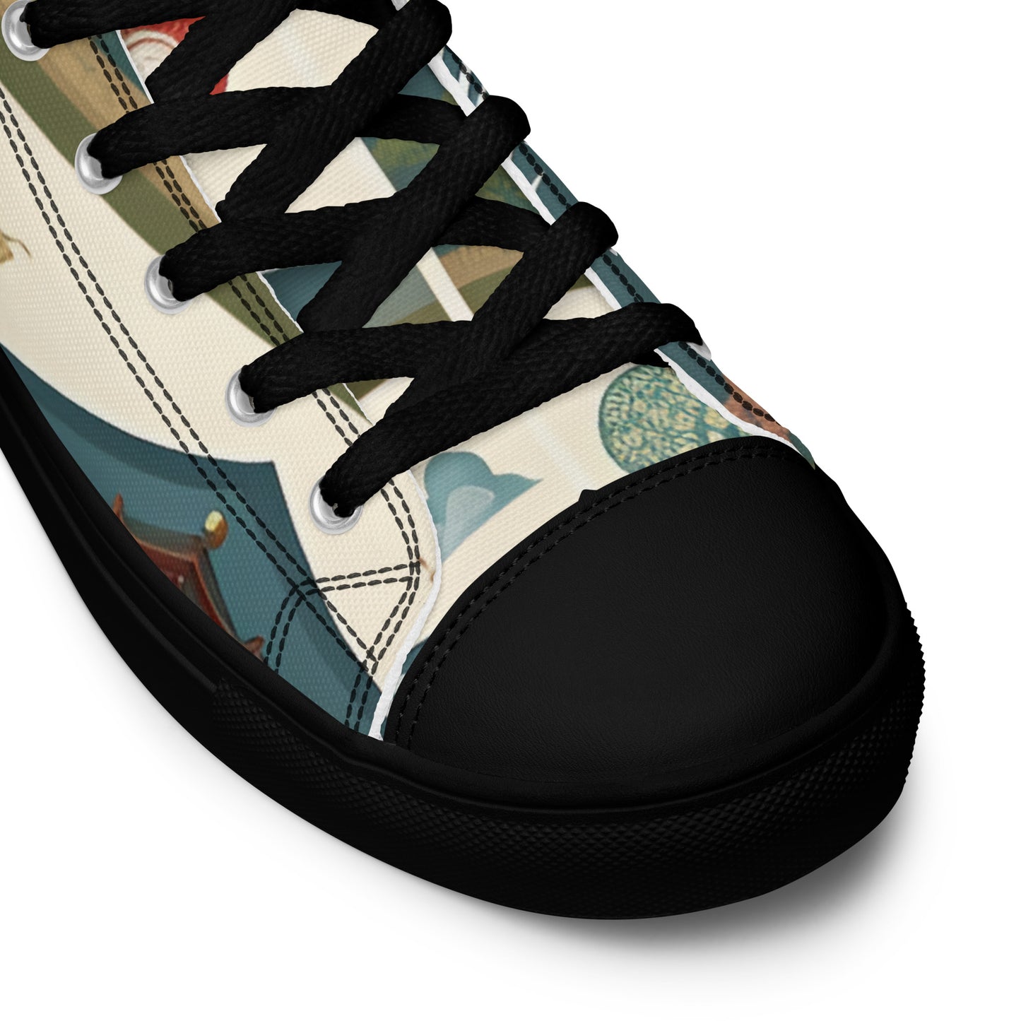 Men’s high top canvas shoes