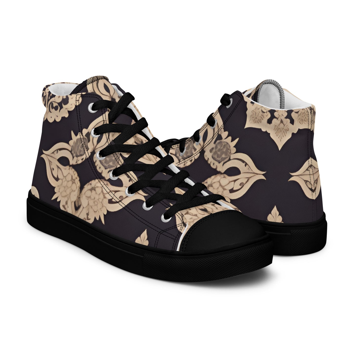 Men’s high top canvas shoes