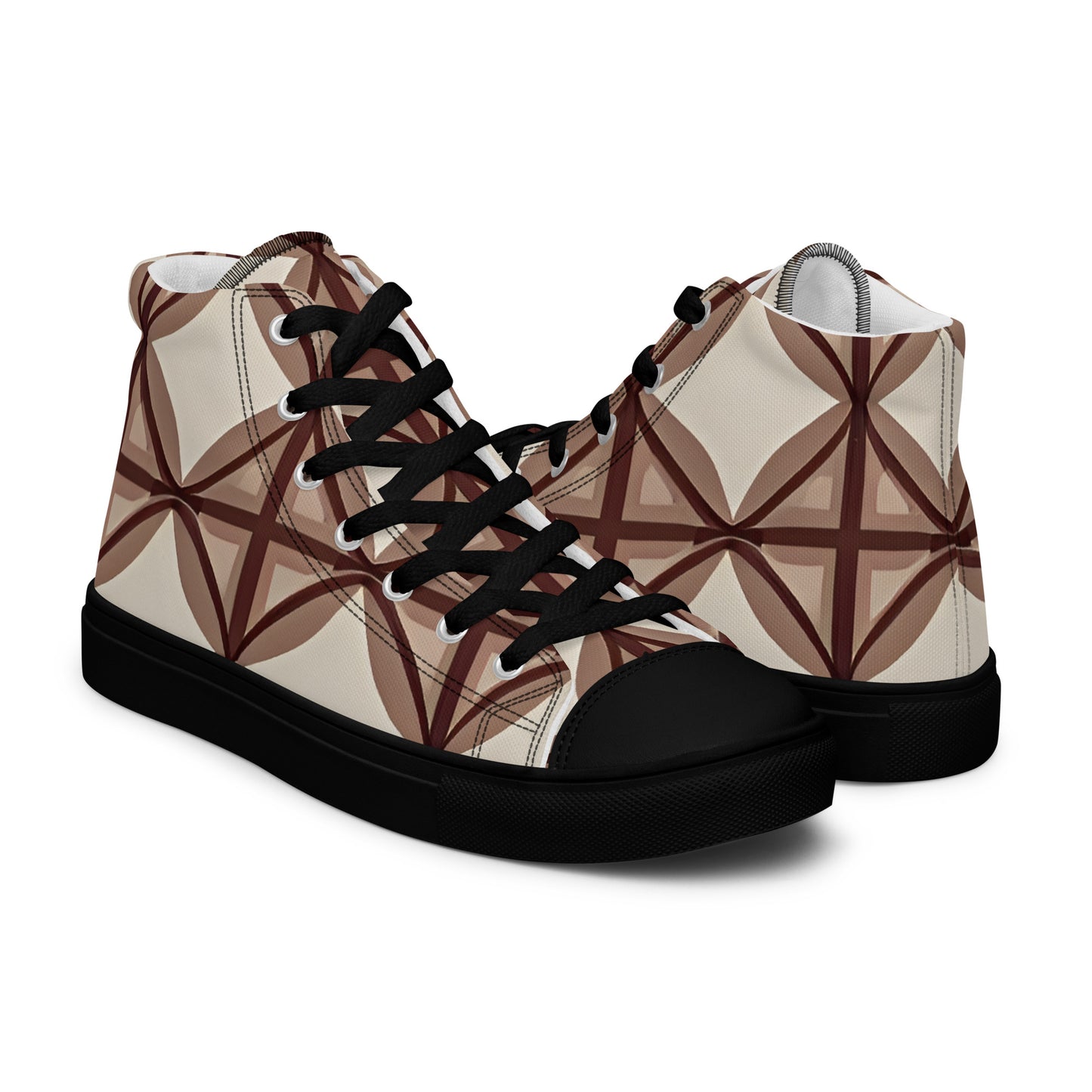 Men’s high top canvas shoes