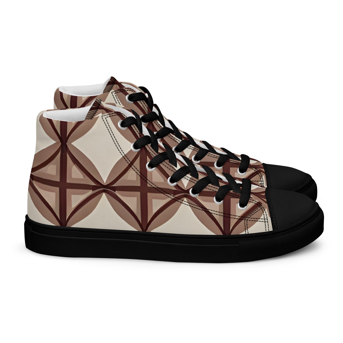 Men’s high top canvas shoes