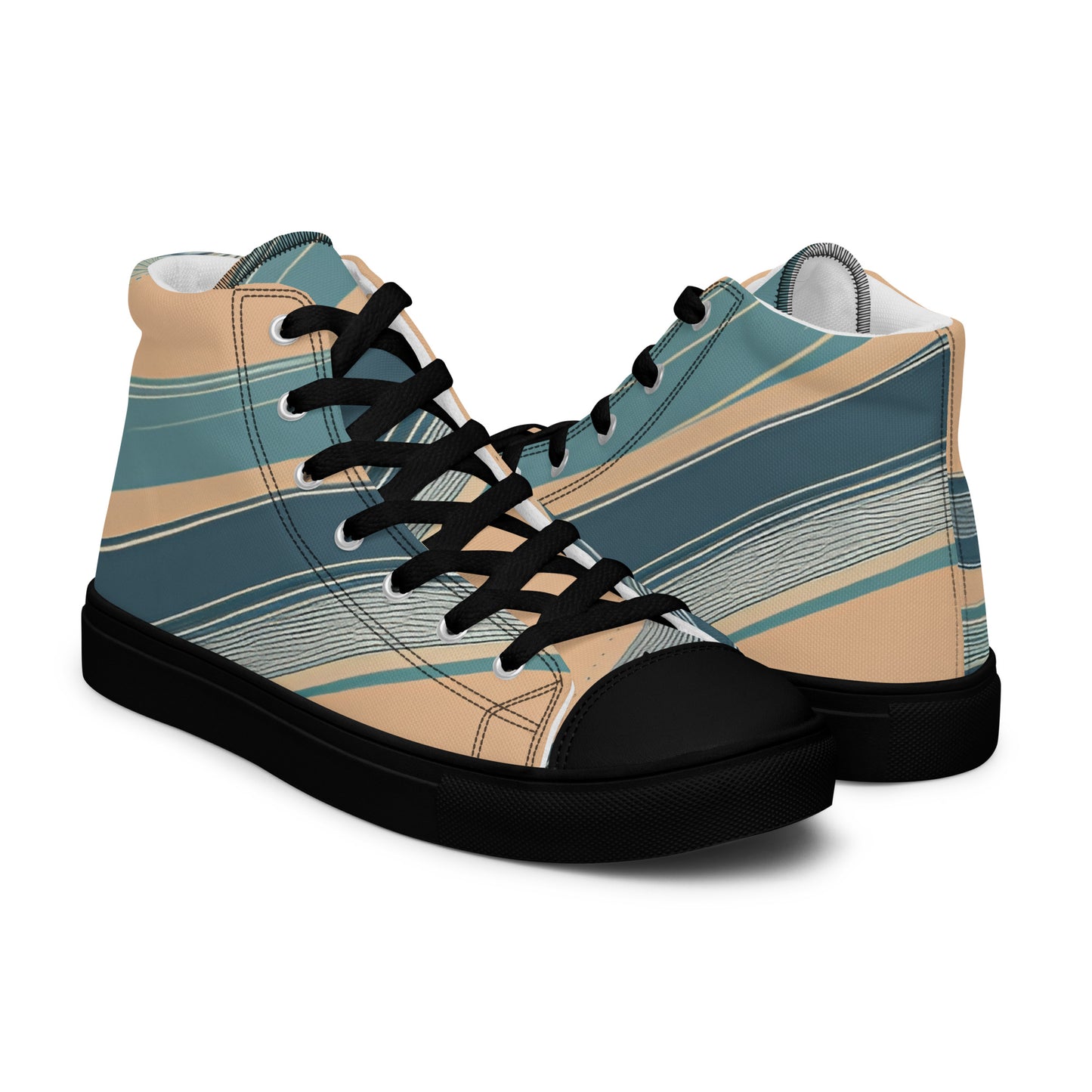 Men’s high top canvas shoes