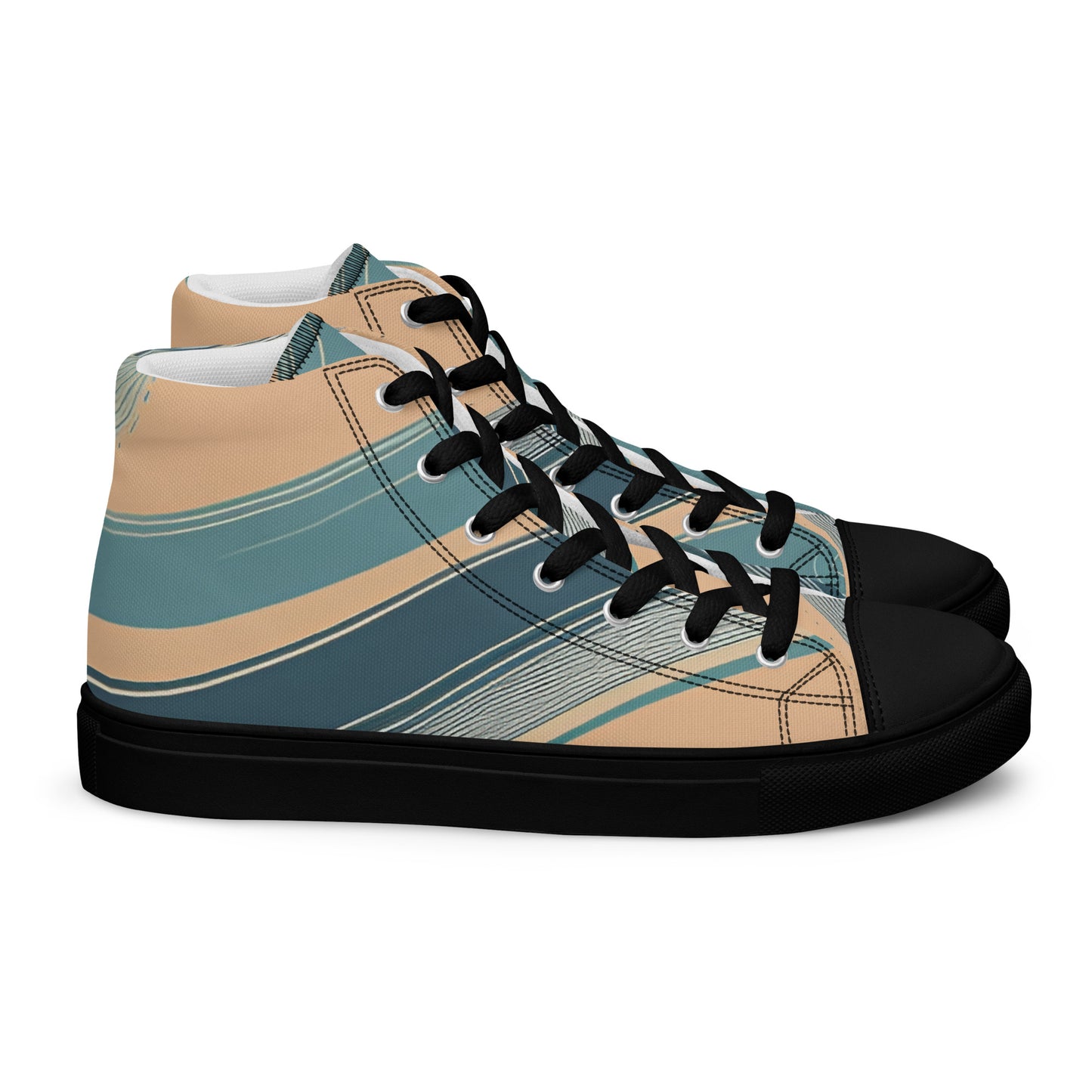 Men’s high top canvas shoes