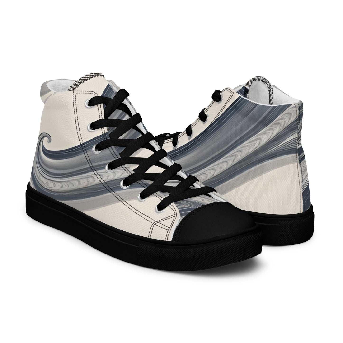 Men’s high top canvas shoes