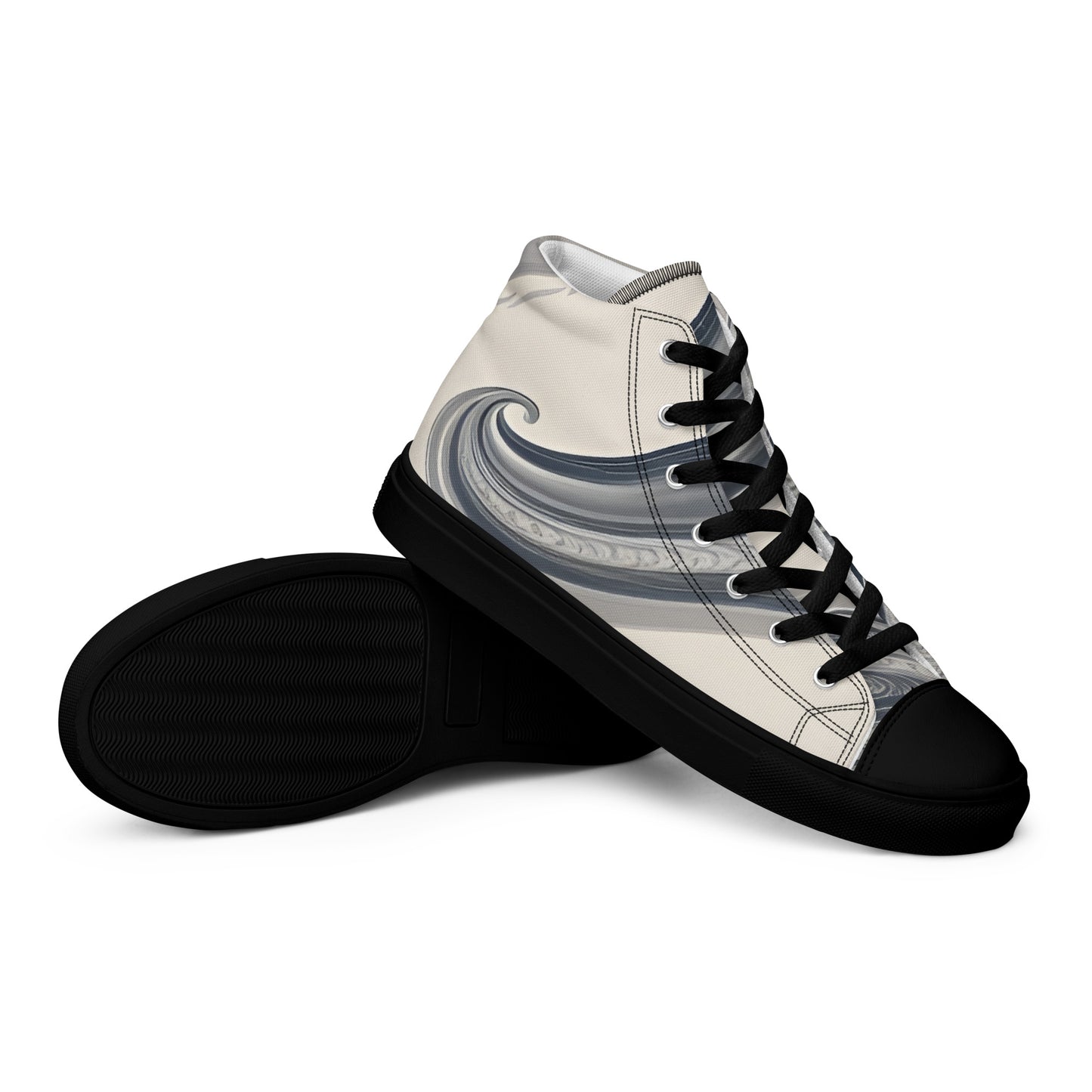 Men’s high top canvas shoes