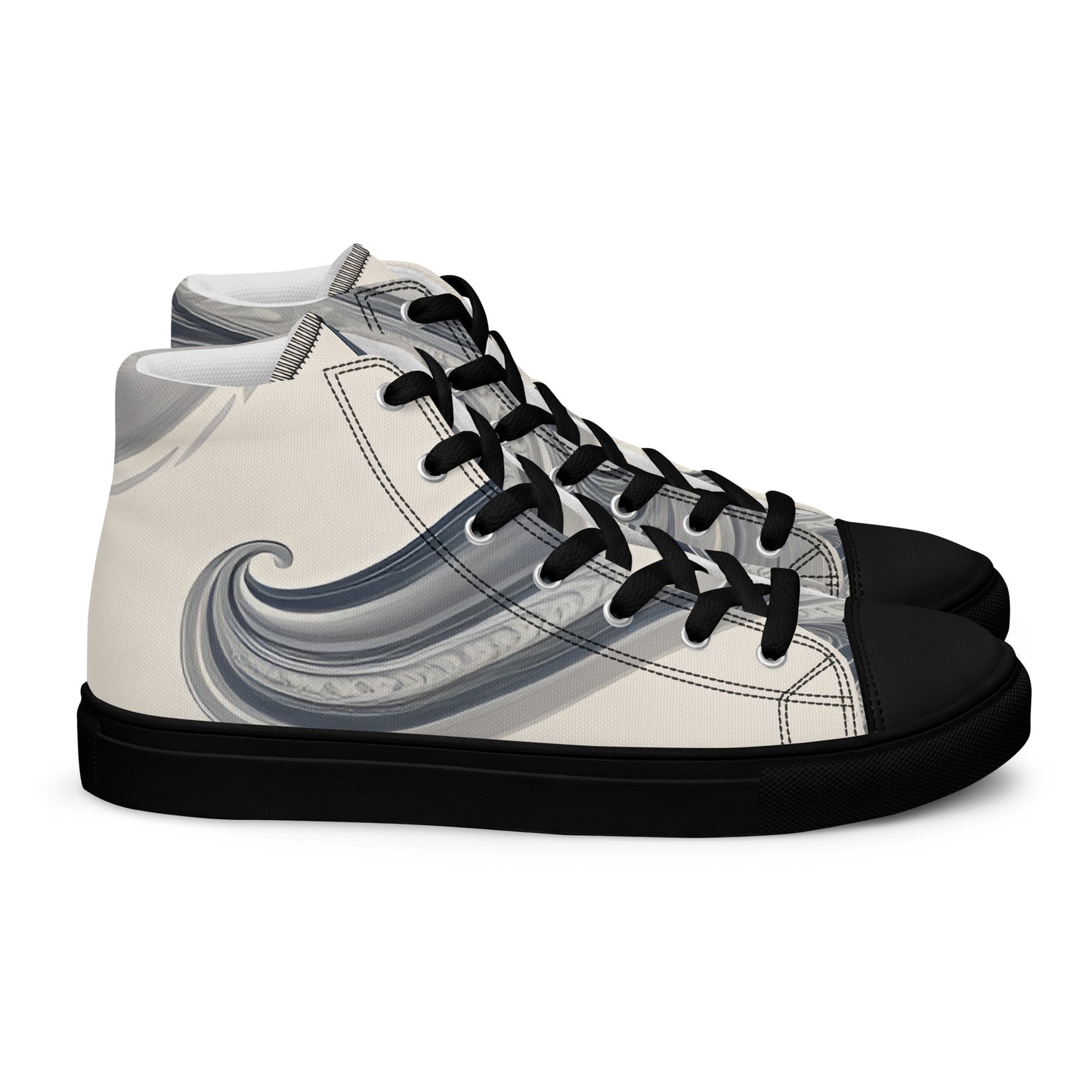 Men’s high top canvas shoes